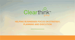 Desktop Screenshot of clearthinkinc.com